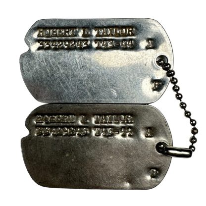 Original WWII US dog tags - Militaria