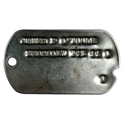 Original WWII US dog tag