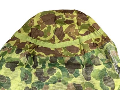 Original WWII USMC M1 helmet camouflage mosquito cover