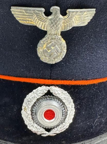 Original WWII German Reichspost visor cap