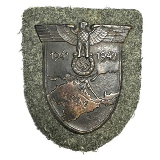 Original WWII German WH/SS Krim shield - Militaria