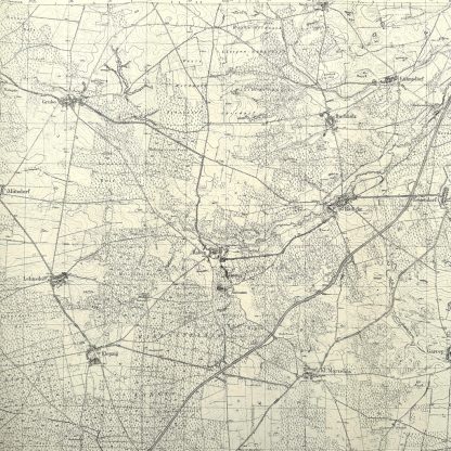 Original WWII German map of Klepzig near Berlin