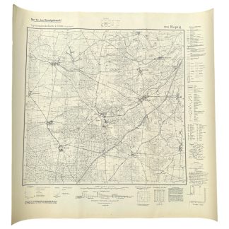 Original WWII German map of Klepzig near Berlin - Militaria - Karte