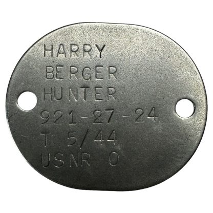 Original WWII USNR dog tag - Militaria - US Navy - 1944