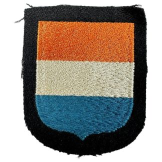 Dutch Waffen-SS volunteer shield - Nederlands Waffen-SS vrijwilligers embleem - Militaria - Dachau shield - Vrijwilligers legioen Nederland