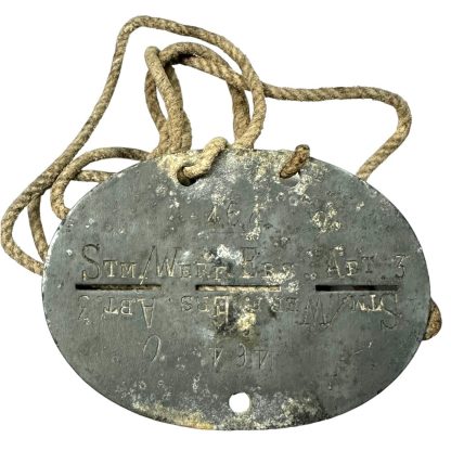 Original WWII German Erkennungsmarke Werfer-Ersatz-Abteilung 3 - Militaria