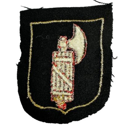 Italian Waffen-SS volunteer shield - Scudo di un volontario italiano delle Waffen-SS - Militaria - cloth insignia emblem - emblema dell'insegna di stoffa