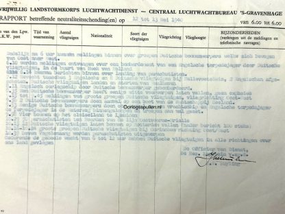 Mei 1940 Duitse inval van Nederland document