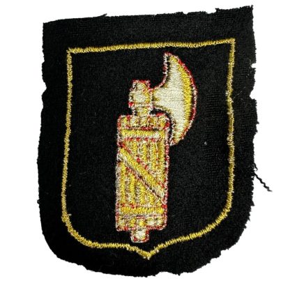 Italian Waffen-SS volunteer shield - Scudo di un volontario italiano delle Waffen-SS - Militaria - cloth insignia emblem - emblema dell'insegna di stoffa