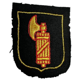 Italian Waffen-SS volunteer shield - Scudo di un volontario italiano delle Waffen-SS - Militaria - cloth insignia emblem - emblema dell'insegna di stoffa