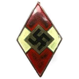 Original WWII German Hitlerjugend early membership pin