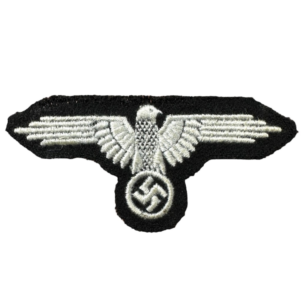 Ww2 German Waffen Ss Visor Cap Eagle Badge Insignia