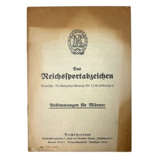 Original WWII German brochure 'Das Reichssportabzeichen'