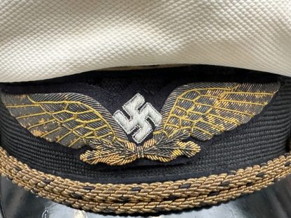 Original WWII German Luftwaffe Zivil-Flugzeugführer visor cap