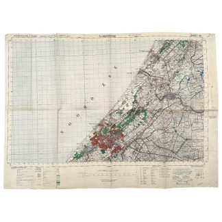 Original WWII British map of The Hague - Den Haag - Militaria