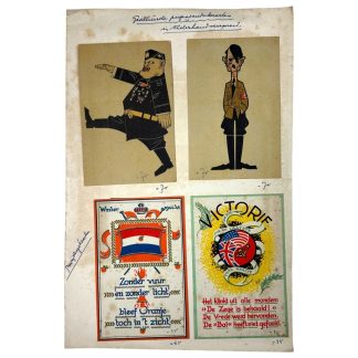 Original WWII Dutch liberation postcards