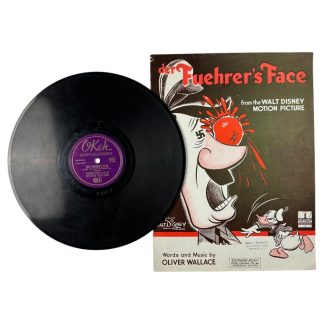 Original WWII US anti-Hitler Walt Disney 'Der Fuehrer's Face' set