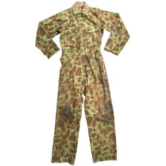 Original WWII USMC frogskin camouflage coverall - Militaria - Uniform - US Marines - Pacific