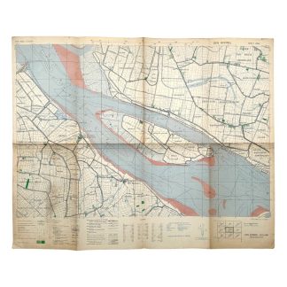 Original WWII British map of Den Bommel/Zuid-Beijerland