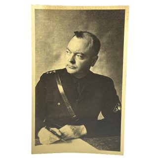 Original WWII Dutch NSB Anton Mussert postcard