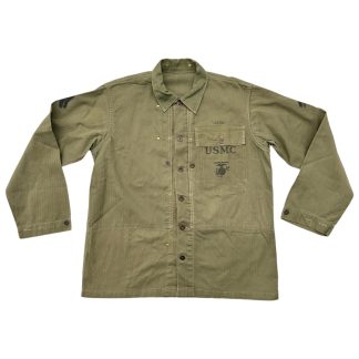 Original WWII USMC P44 HBT jacket