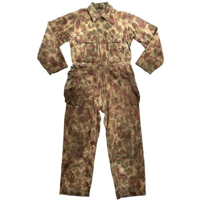 Original WWII USMC frogskin camouflage coverall - Militaria - uniform - US Marines - pacific