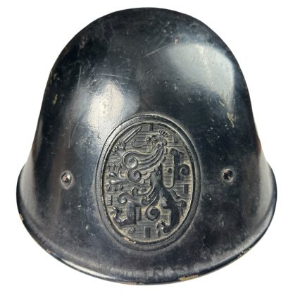 Original WWII Dutch helmet for Police/LBD/NBS