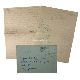 Original WWII Dutch Waffen-SS volunteer letter in envelope