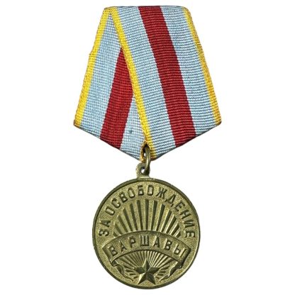 Original WWII Russian 'For the Liberation of Warsaw' medal