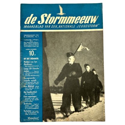 Original WWII Dutch Jeugdstorm magazine ‘De Stormmeeuw’