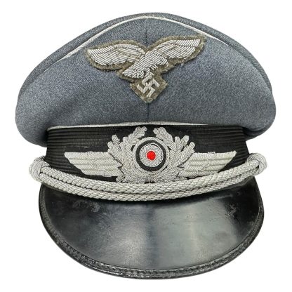 Original WWII German Luftwaffe officers 'Erel' visor cap