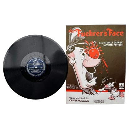 Original WWII US anti-Hitler Walt Disney 'Der Fuehrer's Face' set