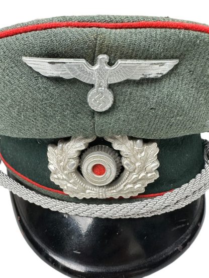 Original WWII German WH (Heer) artillery officers visor cap