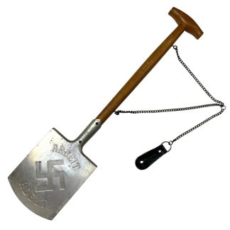 Original WWII German Reichsbarbeitsdienst 'Zur Erinnerung an meine Arbeitsdienstzeit' shovel - militaria