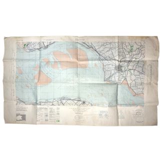 Original WWII US army map of Zierikzee (Zeeland)