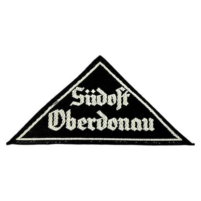 Original WWII German Hitlerjugend district triangle ‘Gebietsdreieck’ Südost Oberdonau - militaria - HJ