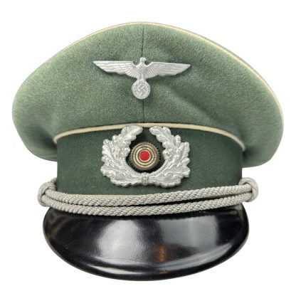 Original WWII German WH (Heer) infantry officers visor cap - militaria - schirmmütze