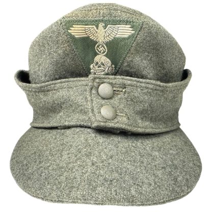 Original WWII German Waffen-SS M43 EM/NCO field cap  - militaria