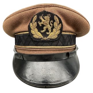 Original Dutch KNIL officers visor cap - militaria - Nederlandsch-Indië - Dutch Indies - pet