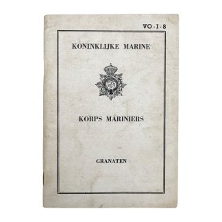 Original WWII Dutch Marine Corps manual