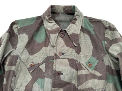 Original WWII German tailor made Splittertarn camouflage jacket - Image 2