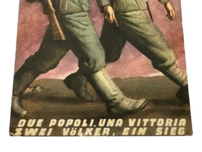 Original WWII Italian propaganda postcard - Image 3