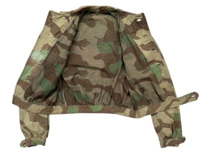 Original WWII German tailor made Splittertarn camouflage jacket - Image 13