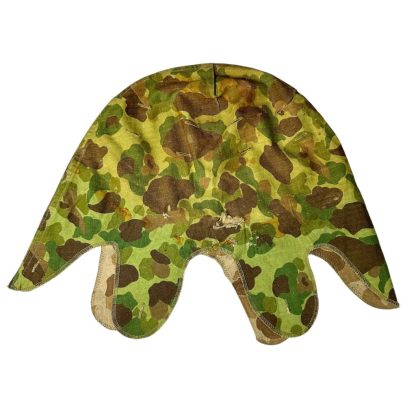 Original WWII USMC camouflage helmet cover