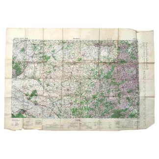 Original WWII British army map of Bocholt 1944