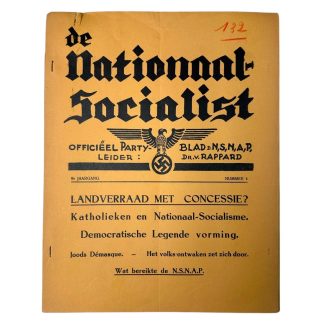 Original WWII Dutch NSNAP magazine 'Rappard' - collaboratie - militaria