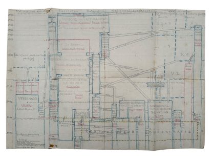 The genealogy of Dutch Fascism with design drawings