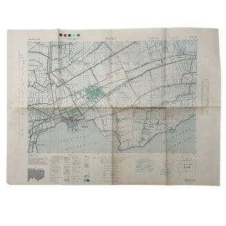 Original WWII US army map of Hoorn 1943