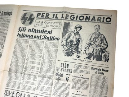 第二次世界大戦時のイタリア・ヴァッフェン＝SSのオリジナル新聞