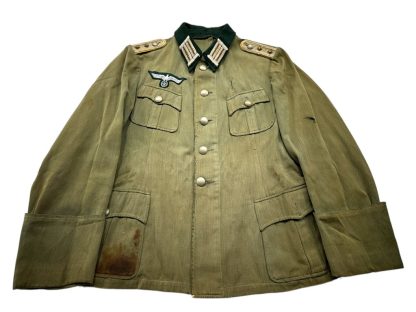 Original WWII German WH (Heer) signal officer uniform field jacket - Image 2